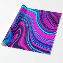 Motif Abstrait à la mode brillant néon violet rose