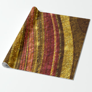 Papier Cadeau motif Abstrait, brun et jaune, texture