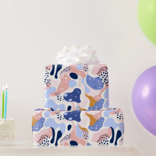 Papier Cadeau Motif Abstrait coloré