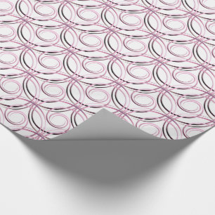 Papier Cadeau Motif abstrait de cercles