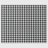 Motif Abstrait de Houndstooth noir et blanc