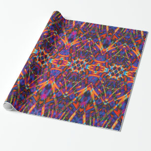Papier Cadeau Motif Abstrait ressemblant à un verre