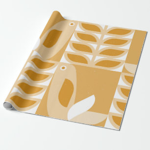 Papier Cadeau Motif Abstrait rétro-géométrique sans couture