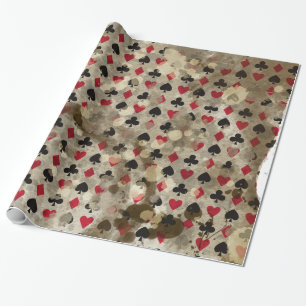 Papier Cadeau Motif affligé d'Alice du pays des merveilles