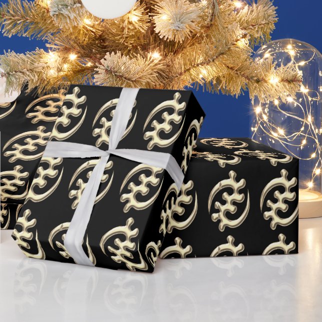 Papier Cadeau Motif africain Adinkra (Vacances)
