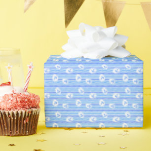 Papier Cadeau Motif Ancre aquarelle