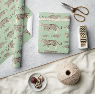 Papier Cadeau Motif animal Jungle Jaguar