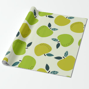 Papier Cadeau Motif Apple sans soudure. Illustration du thème de