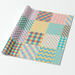 Papier Cadeau Motif arrière - plan sans couture. Pat à patchwo