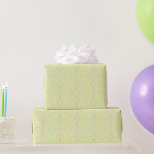 Papier Cadeau Motif artistique de points et de lignes effilées d