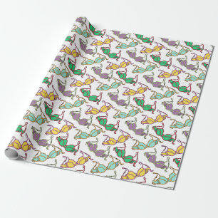 Papier Cadeau Motif Bra multicolore