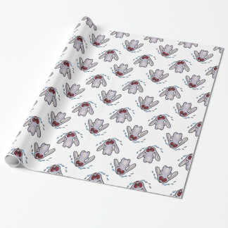 Papier Cadeau Motif braillant pleurant de lapin du lapin |