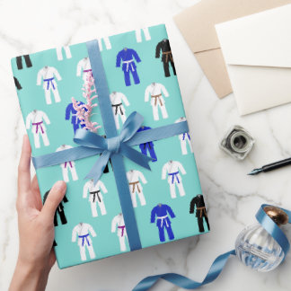 Papier Cadeau Motif brésilien Jujitsu Jiu Jitsu BJJ