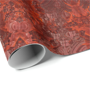Papier Cadeau Motif Brown en cuir de luxe texturé