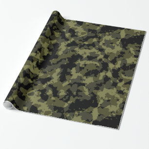 Papier Cadeau Motif Camo