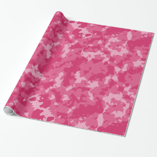 Papier Cadeau Motif Camo rose