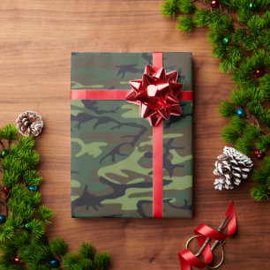 Papier Cadeau Motif Camouflage