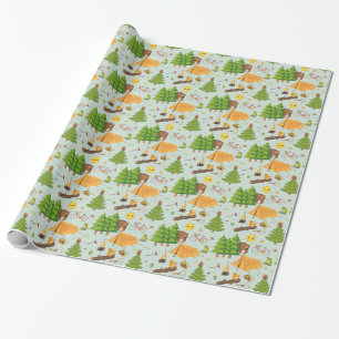 Papier Cadeau Motif campant