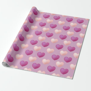 Papier Cadeau Motif cardiaque