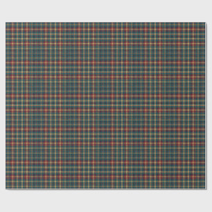 Papier Cadeau Motif carreau tartan royal écossais traditionnel