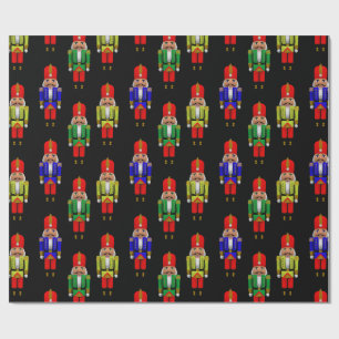 Papier Cadeau Motif carrelé rouge vert jaune