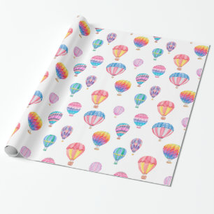 Papier Cadeau Motif chaud de ballon à air