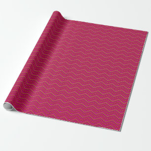 Papier Cadeau Motif chevron crépuscule néon