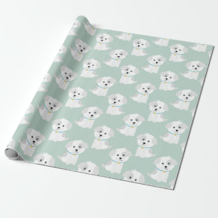 Papier Cadeau Motif chiot