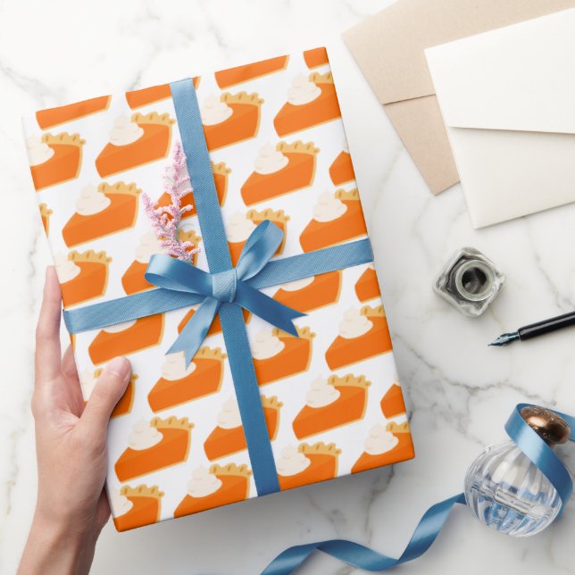 Papier Cadeau Motif citrouille (Cadeaux)
