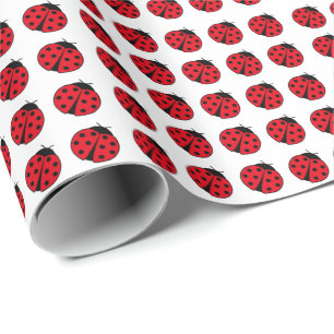 Papier Cadeau Motif coccinelle