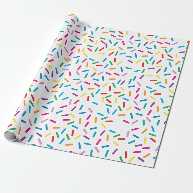 Papier Cadeau Motif coloré Arc en ciel (Déroulé)