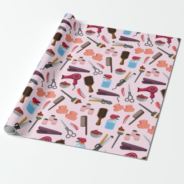 Papier Cadeau motif couture KIT (Déroulé)