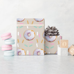 Papier Cadeau Motif d'aquarelle à pâte fine