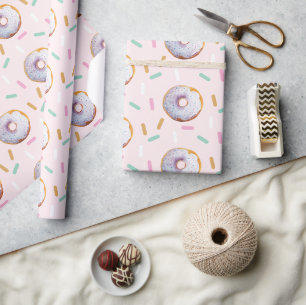 Papier Cadeau Motif d'aquarelle à pâte fine