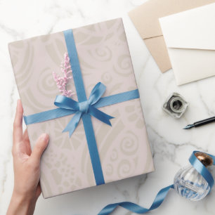 Papier Cadeau Motif d'aquarelle Citrouille blanc