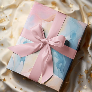 Papier Cadeau Motif d'aquarelle coloré moderne