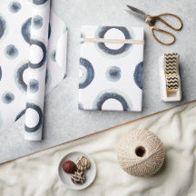 Motif d'aquarelle marbré d'or bleu