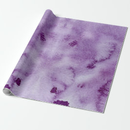 Papier Cadeau Motif d'aquarelle Ombre Ultra Violet