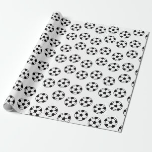 Papier Cadeau Motif de balle de football