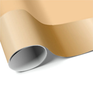Papier Cadeau Motif de bandes de dégradé de bronze