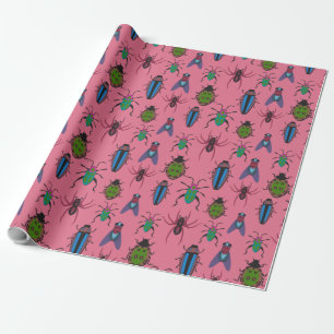 Papier Cadeau Motif de bogues cool