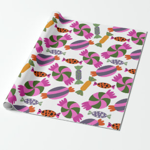 Papier Cadeau Motif de bonbons motif Lollies lollipop 6