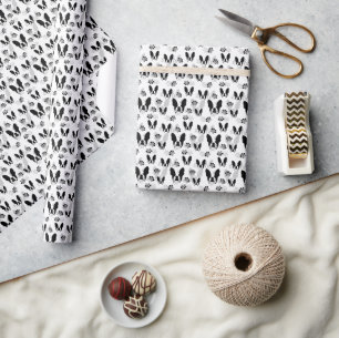 Papier Cadeau Motif de bulldog français