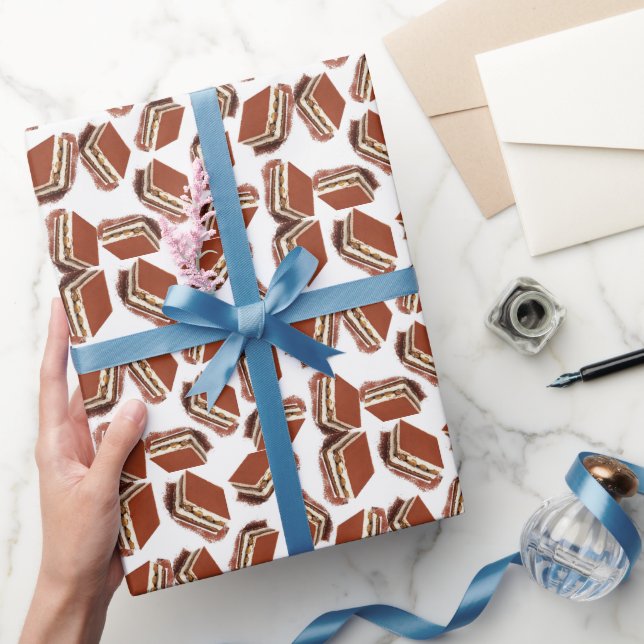 Papier Cadeau Motif de café (Cadeaux)
