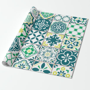 Papier Cadeau Motif de carreaux de céramique
