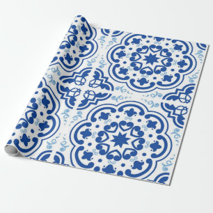 Papier Cadeau Motif de carreaux en céramique