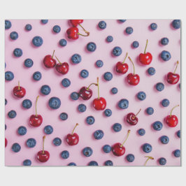 Papier Cadeau motif de cerise