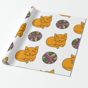Papier Cadeau Motif de chat
