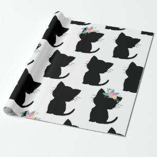 Papier Cadeau Motif de chat