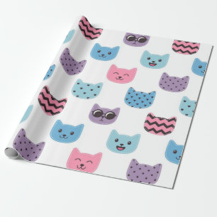 Papier Cadeau Motif de chat